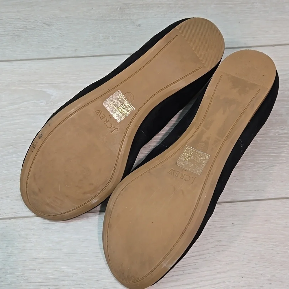 J.Crew Women Leather Loafer Hidden Wedge Mary Jane Clog shoes sz 9